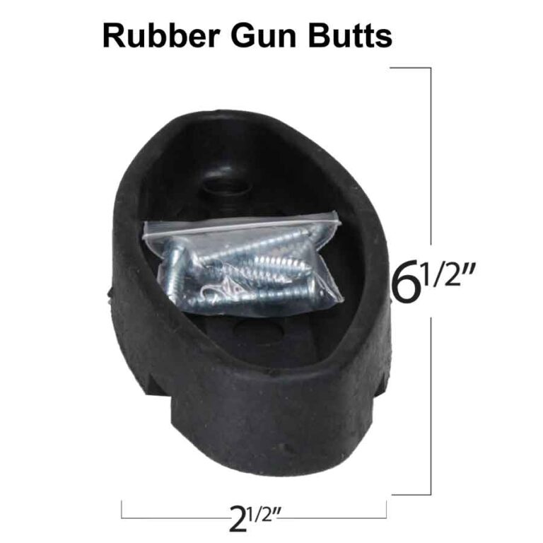Rubber Gun Butts with Screws
