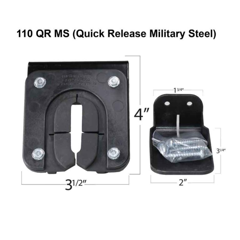 110 Quick Release Military Grade Steel Gun Racks