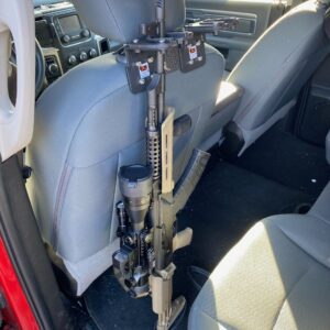 Double Headrest Vehicle Gun Rack