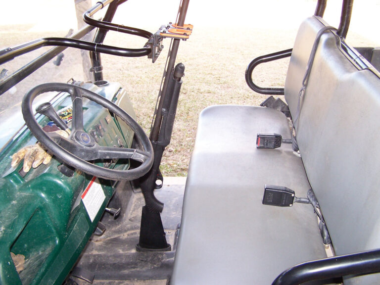 500cm Mounted Gun Rack in Golf Cart UTV