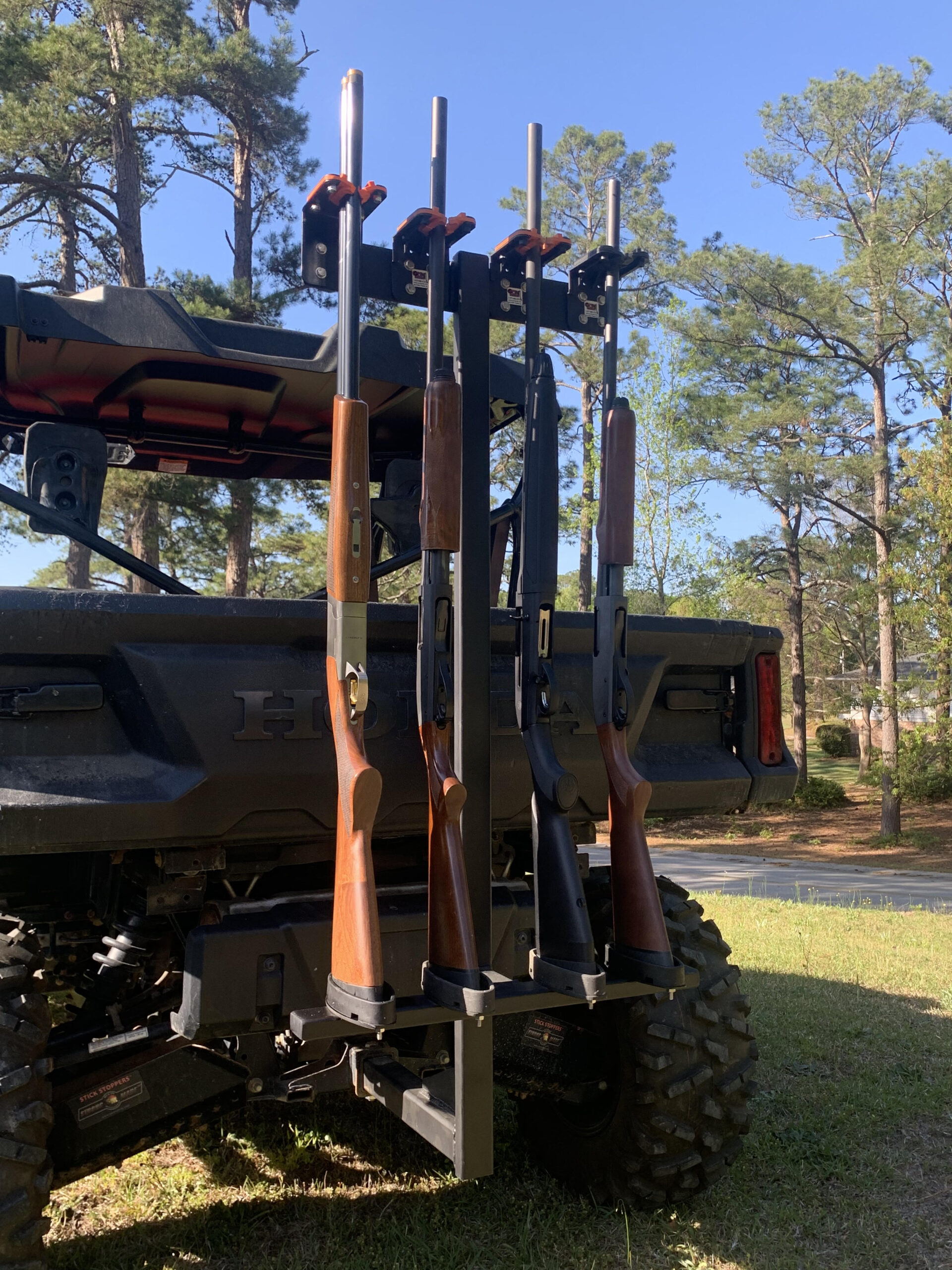 Handa Pioneer 1000 Gun Rack Setup UTV scaled