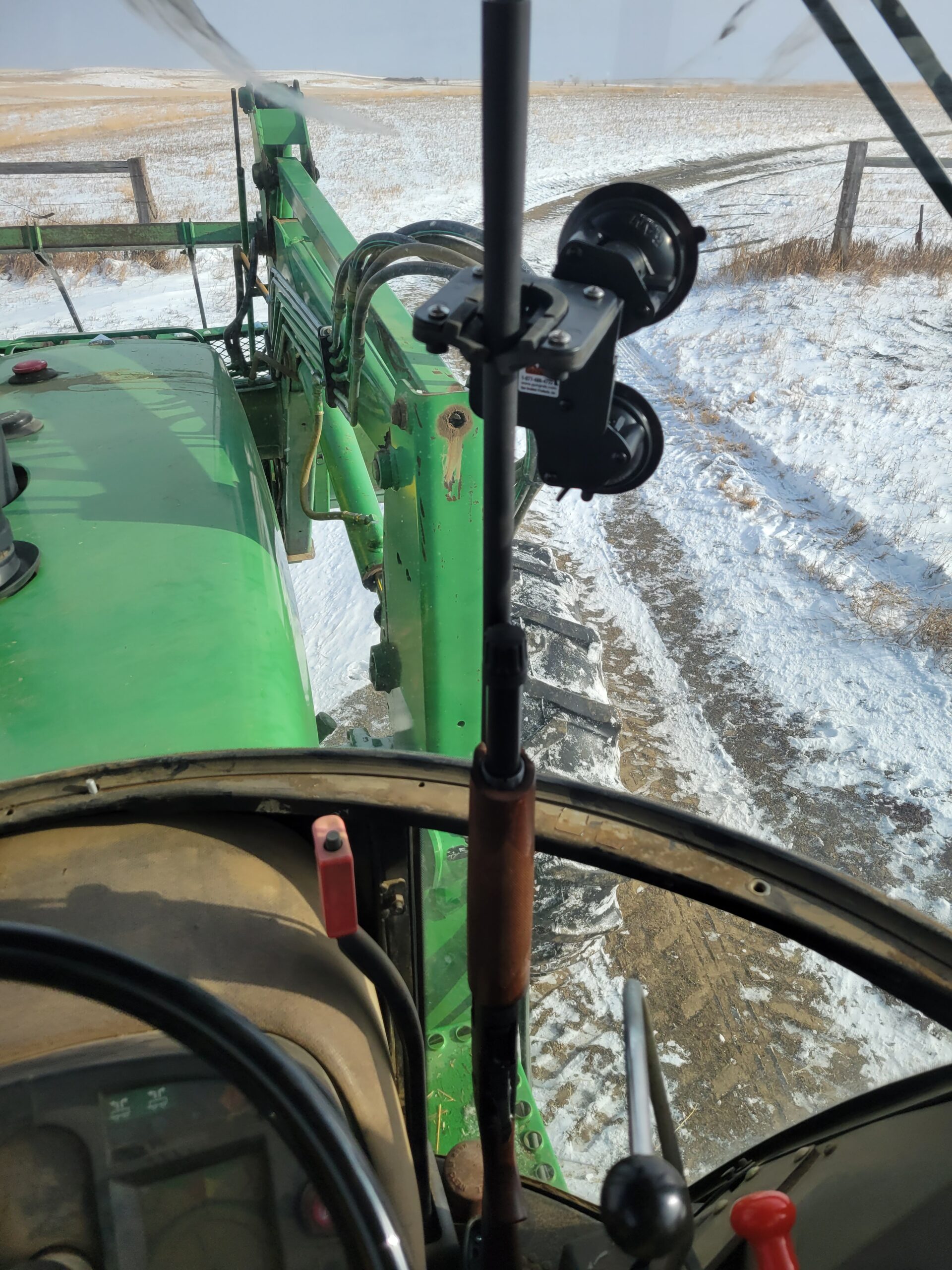 Curved Glass Tractor Glass Gun Rack