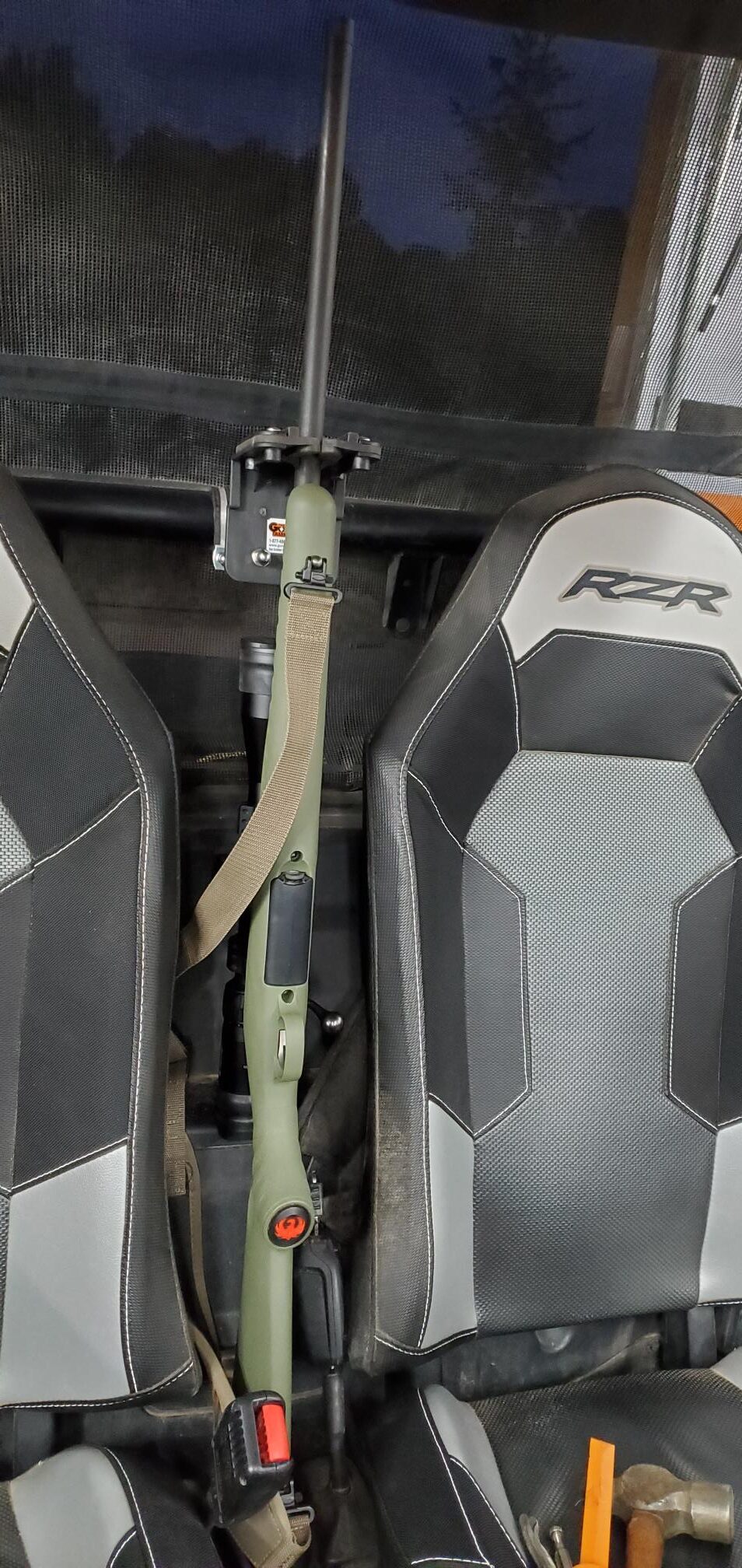 Polaris Razor RZR ATV Gun Rack Custom Build
