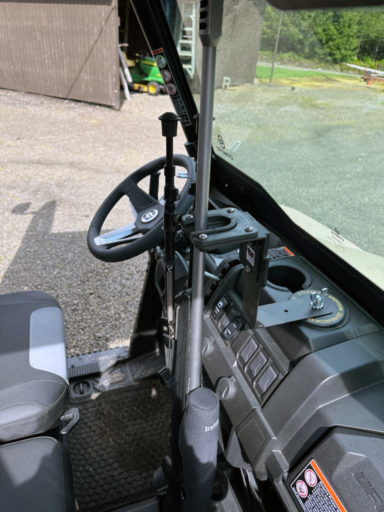 CFMoto Uforce 600 & 100 Series Cup Holder Gun Rack 1 CFMoto Uforce 600 Cup Holder UTV Gun Rack